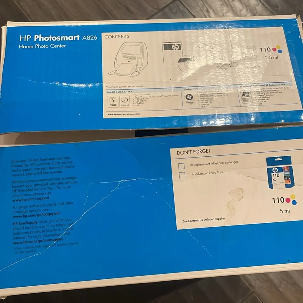 HP Photosmart A826 Home photo Center